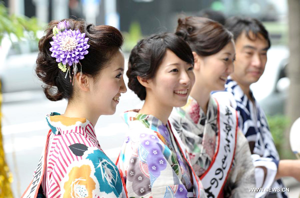 Japanese celebrate 'Tanabata' festival in Tokyo