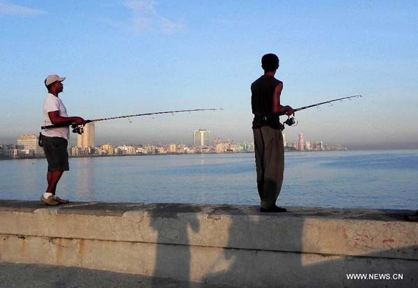Tourists enjoy time in Havana, Cuba