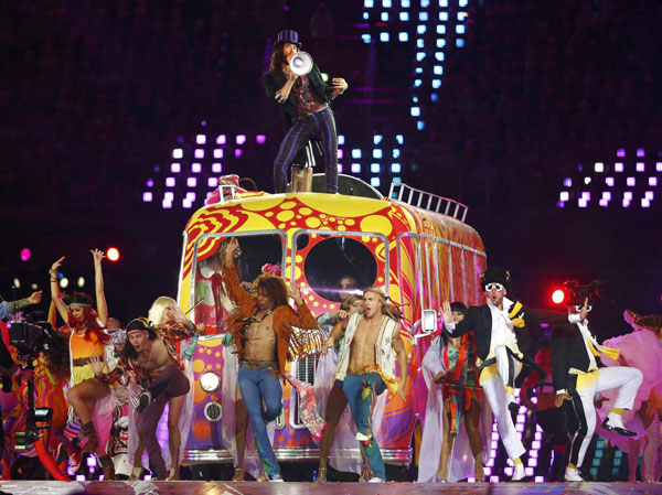 Highlights of London Olympic closing ceremony