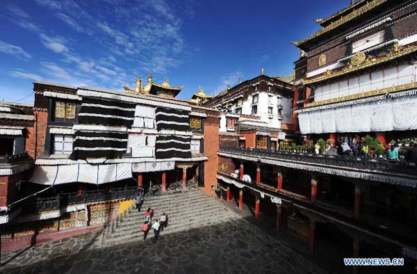 Tashilunpo Monastery in Tibet