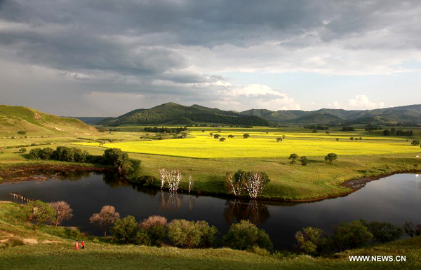 Grassland scenery in Inner Mongolia