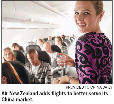 Air New Zealand offers daily nonstop from Shanghai