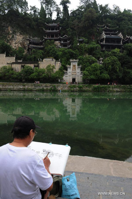 Picturesque ancient town in SW China