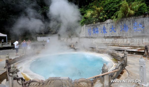 Boiling springs in SW China