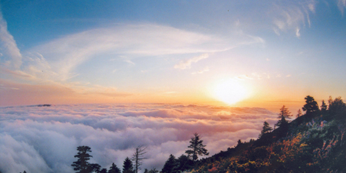 Huabo Mountain Scenic Area in Dandong