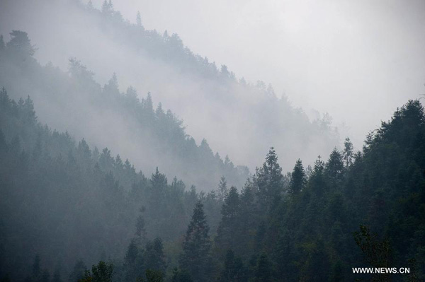 Beautiful scenery of Huangshan Mountain in early winter