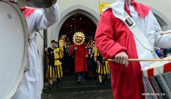 Gansabhauet held in Switzerland to mark St. Martin's Day