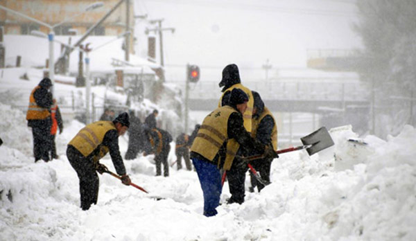 Heavy snowstorms hit NE China's Heilongjiang