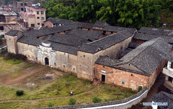 Cradle of Hakka: walled village in Ganzhou, E China