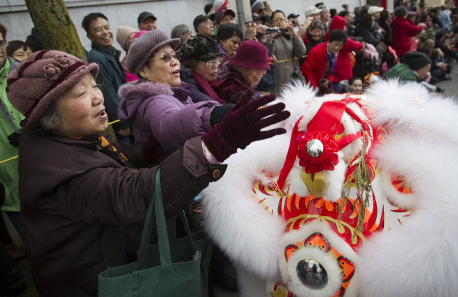 Chinese New Year parade in Vancouver