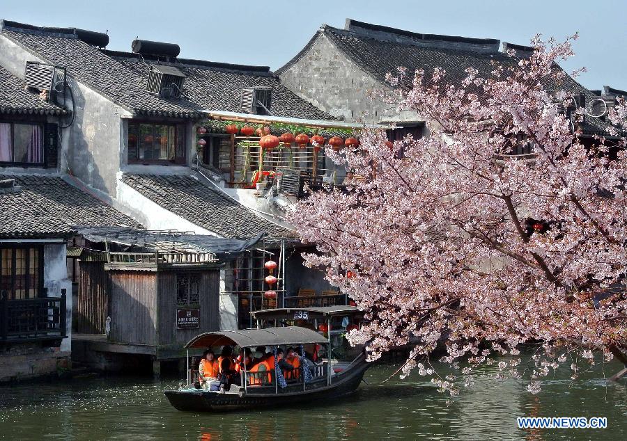 Scenery of Xitang Township in China's Zhejiang