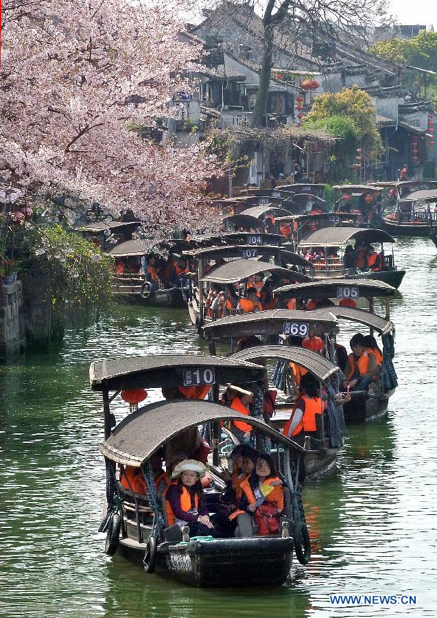 Scenery of Xitang Township in China's Zhejiang