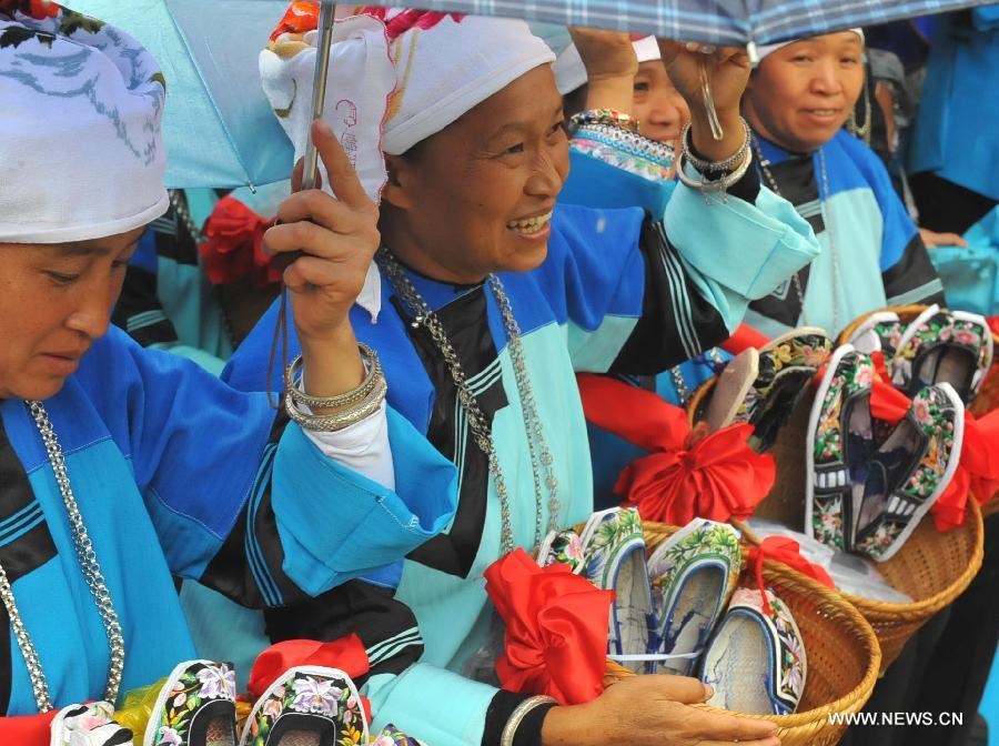 The Zhuang ethnic group celebrate 'Huajie Festival'