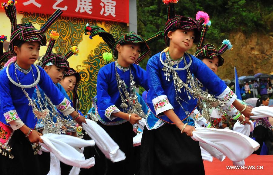 The Zhuang ethnic group celebrate 'Huajie Festival'