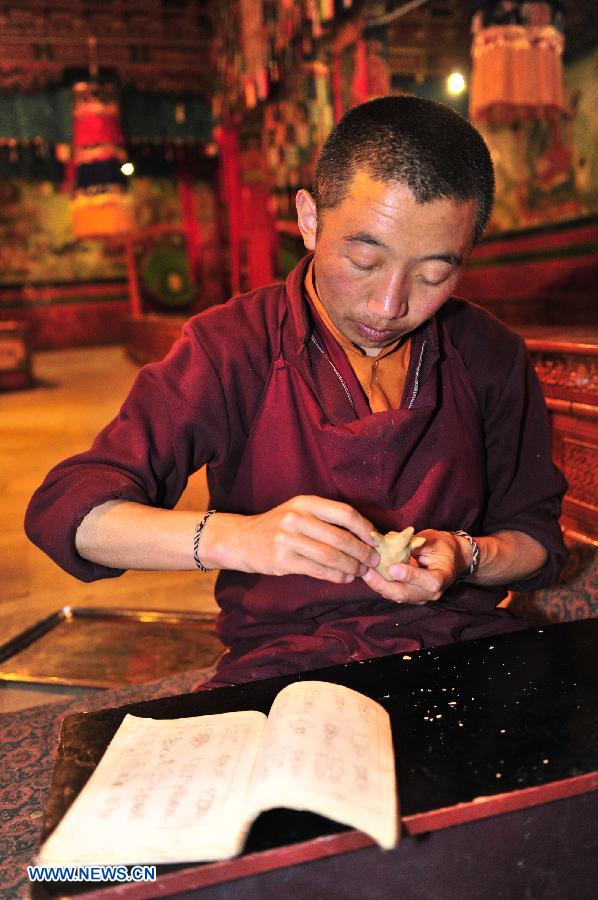 Tsurpu Monastery in SW China's Tibet