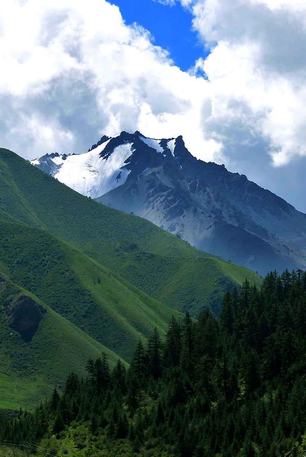 Scenery of Qilian Mountains