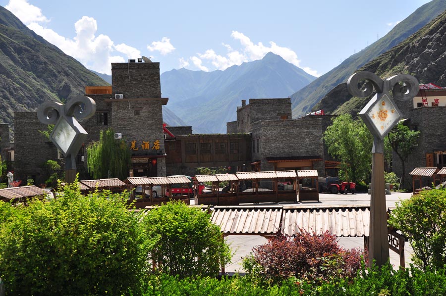 Taoping Qiang village in Sichuan