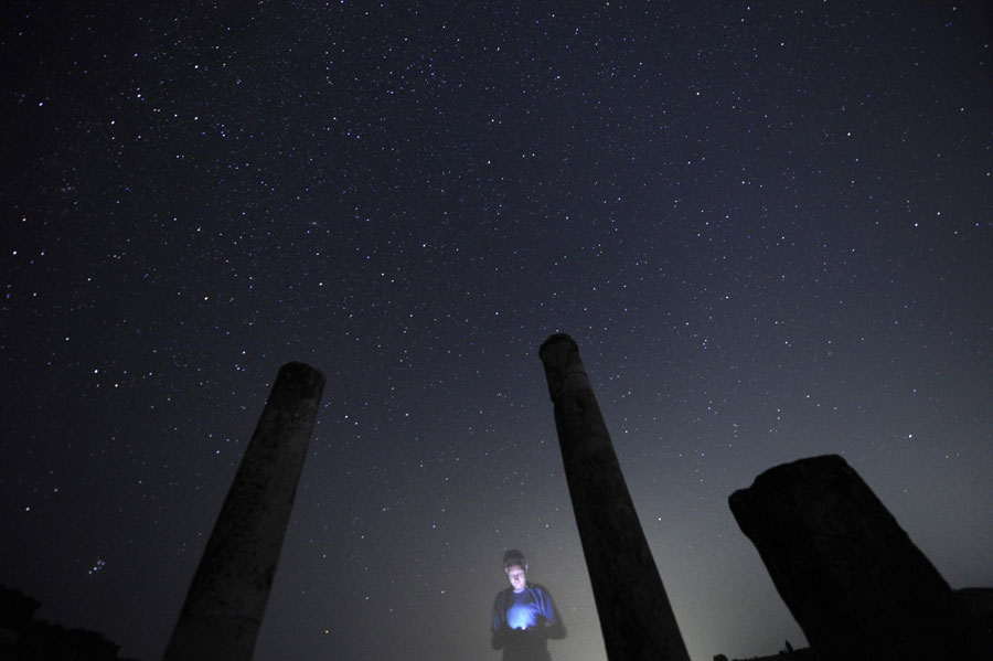 Perseid meteor shower puts on show in night sky