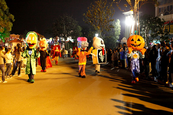 Fright nights at Shanghai ghost festival