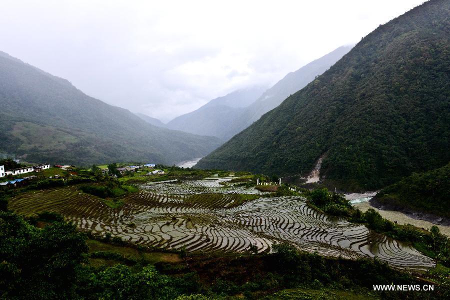 Medog county in Tibet