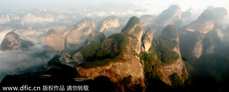 China's top 7 Danxia landforms