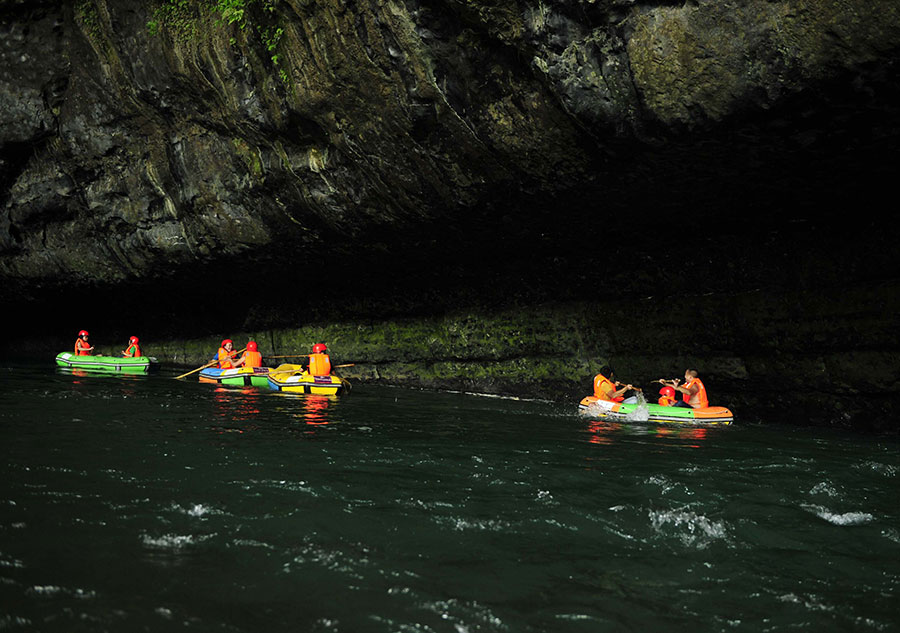 Enjoy whitewater rafting in summer