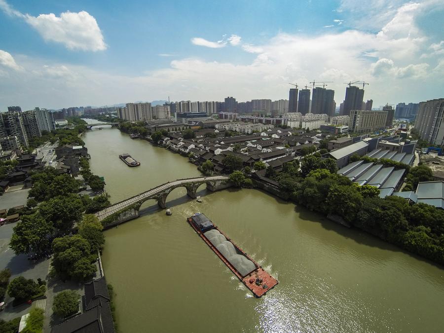 Amazing aerial scenery of China's Hangzhou