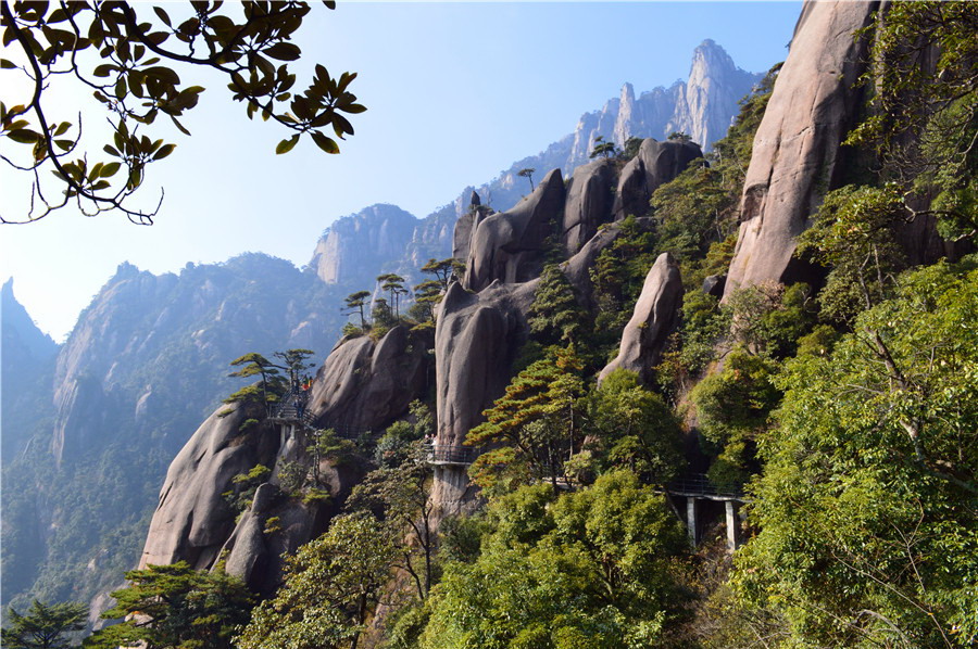 Exceptional scenery of Mount Sanqingshan