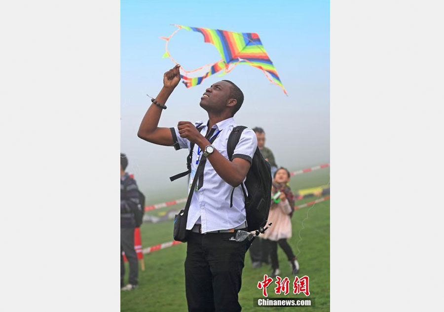 World's longest kite soars in Chongqing