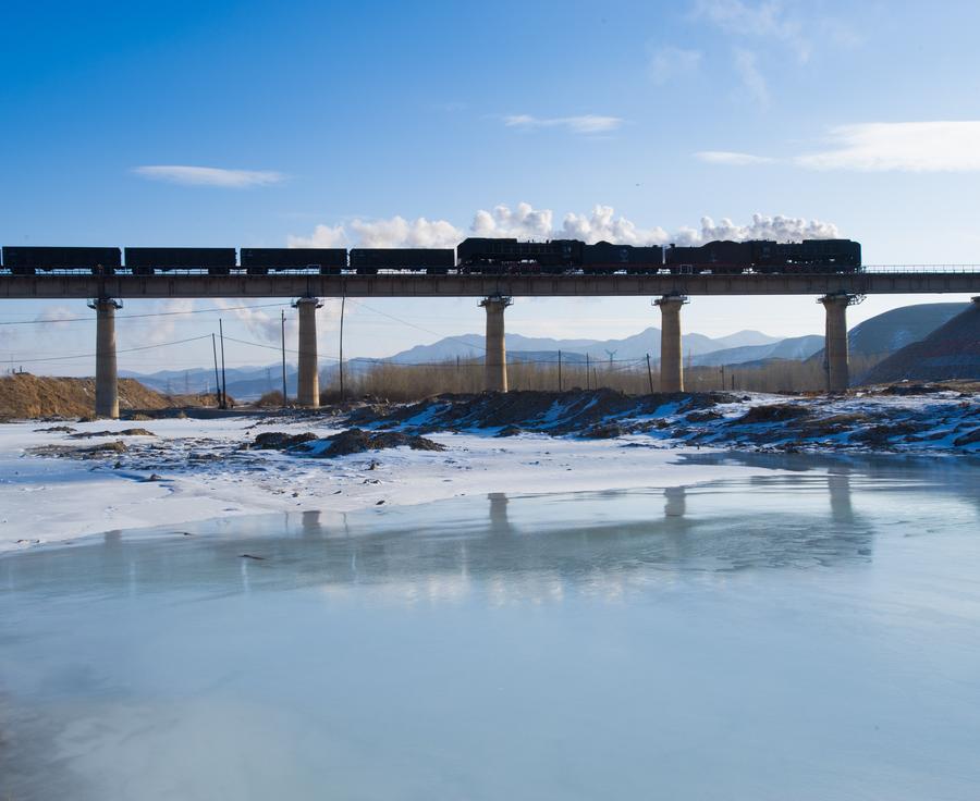 Snow scenery of Hexigten Qi in Inner Mongolia