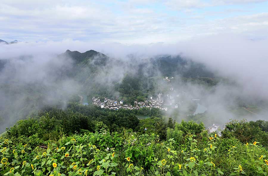 Beauty after the rain: Shitan scenic area on Mount Huangshan