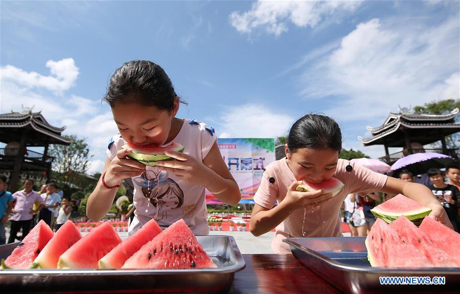 Watermelon festival held in Danzhai in Guizhou