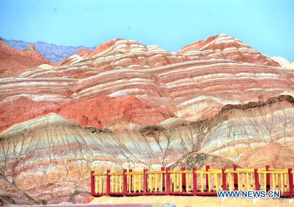 Fabulous scenery of Danxia landform in NW China