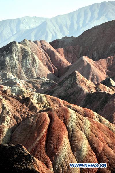 Fabulous scenery of Danxia landform in NW China