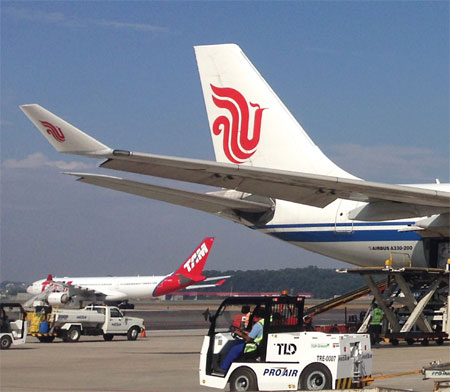 Air China moves in Sao Paulo
