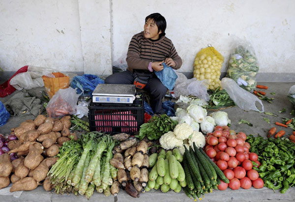 China's farm produce prices see consecutive rise