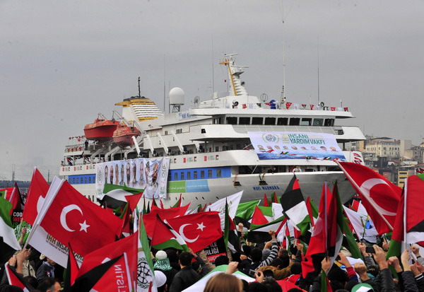 Mavi Marmara ship returns to Istanbul