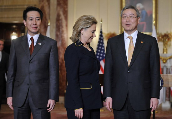 US, ROK, Japan vow coordination on Pyongyang