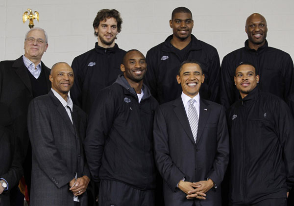 Obama and LA Lakers put care package for needed