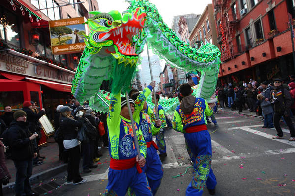 East Meets West Christmas Parade held in NY