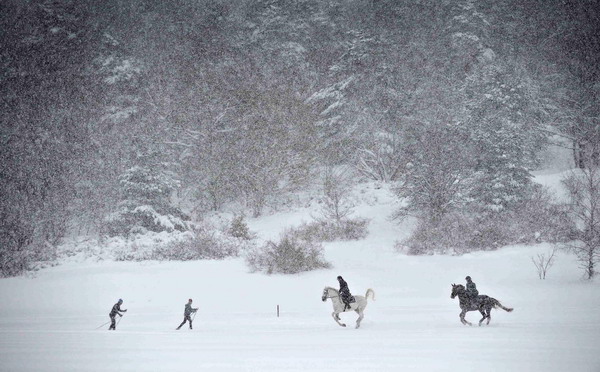 Snowy Christmas ahead for Europeans