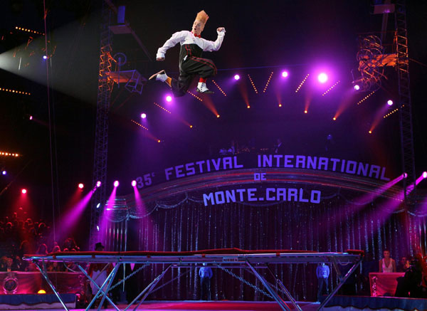 Fantastic perform in Circus Festival in Monaco