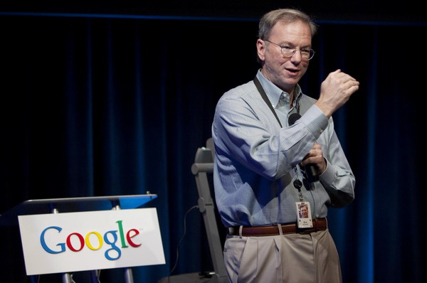 Google awards $100 million to Eric Schmidt
