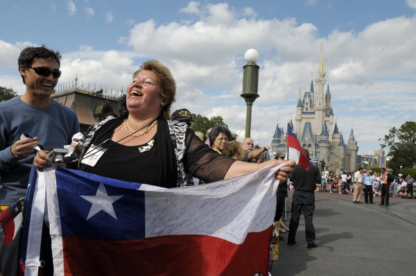 Disney welcomes Chilean miners and rescuers