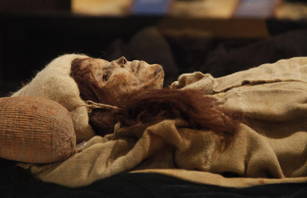 Chinese mummy on display in Philadelphia