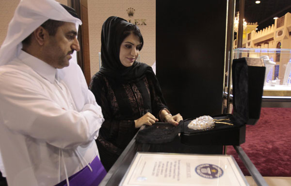 Most expensive handbag on display in Qatar