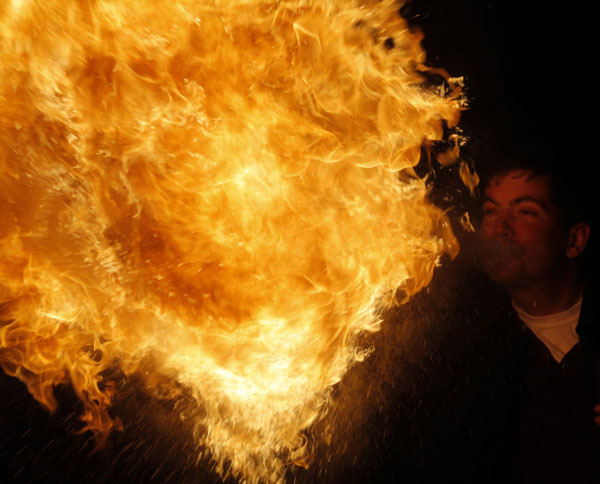 Fire breathing class in Connecticut