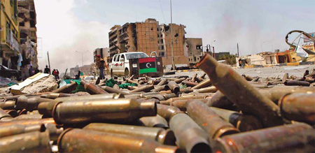 Misrata under heavy bombardment