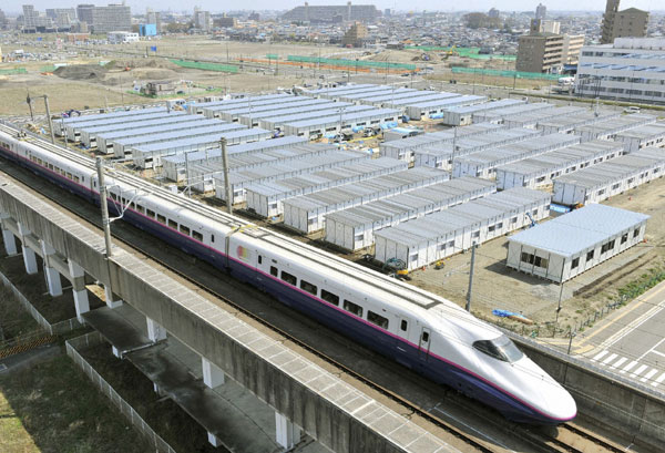 Bullet train between Tokyo and Sendai resumes