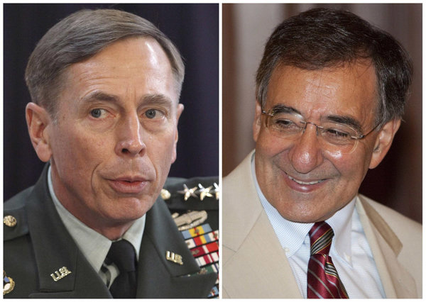 Obama sending Panetta to Pentagon, Petraeus to CIA